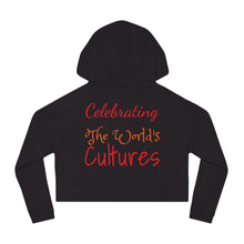 Load image into Gallery viewer, Women’s Cropped Hooded Sweatshirt
