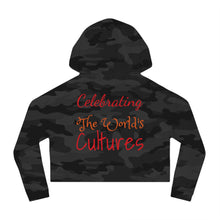 Load image into Gallery viewer, Women’s Cropped Hooded Sweatshirt
