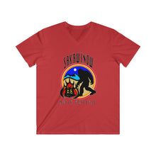 Load image into Gallery viewer, Men&#39;s Fitted V-Neck Short Sleeve Tee
